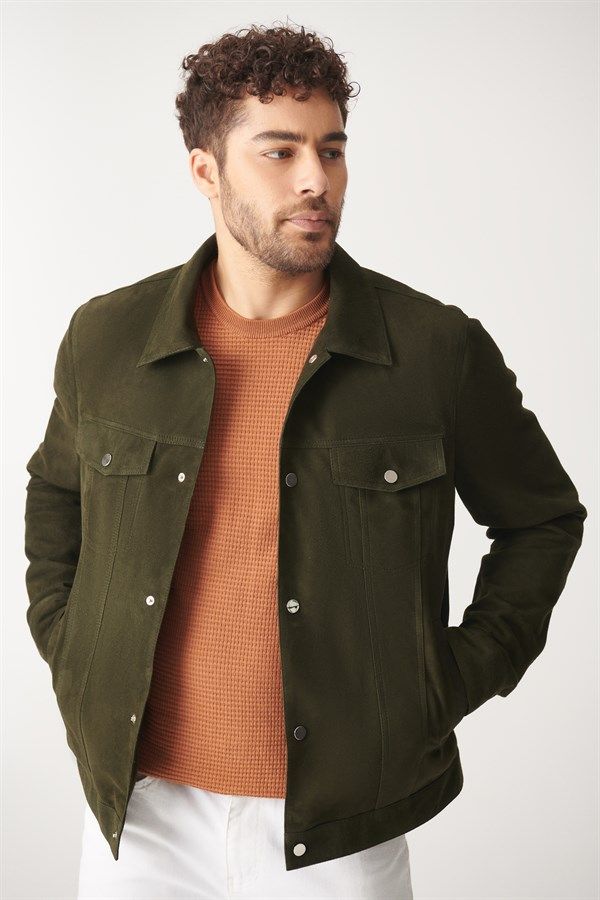 How to Add Touch of Style to Your Outfit with Green Suede Jacket