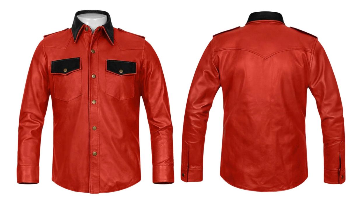 Boldly Stand Out Leather Shirts