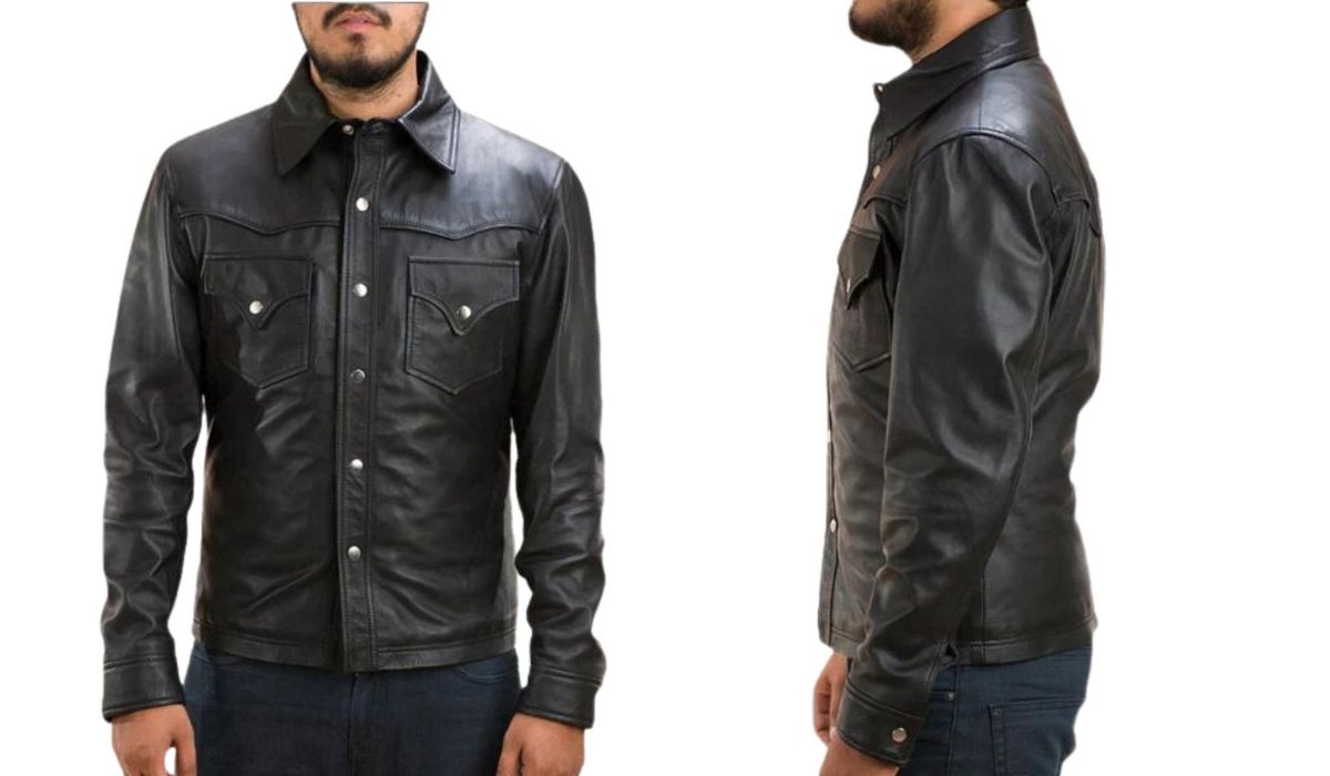 Swagger Men’s Leather Shirt