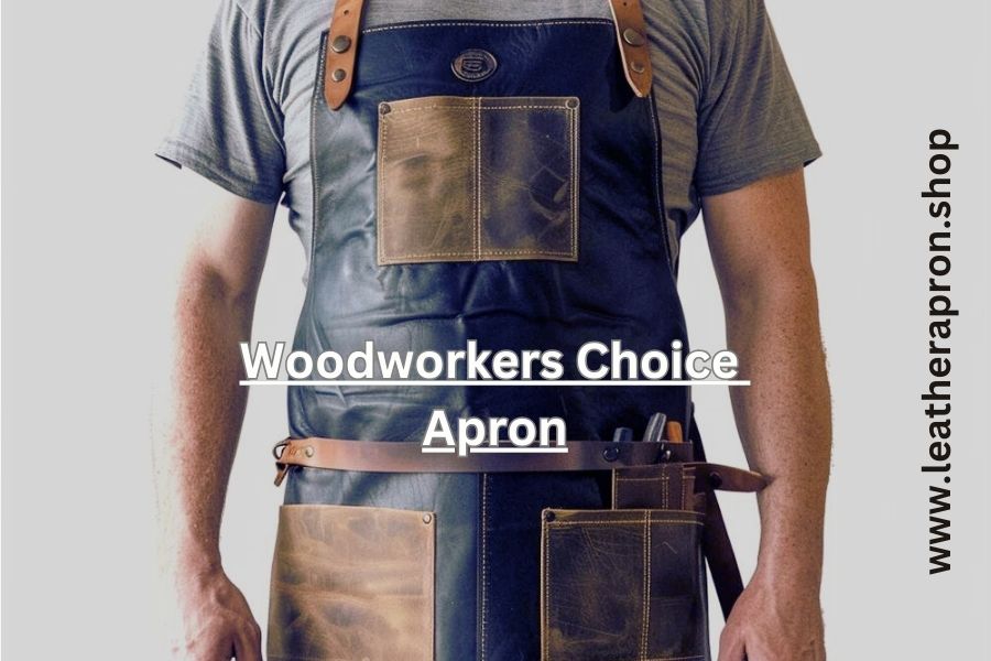 Men woodworker aprons